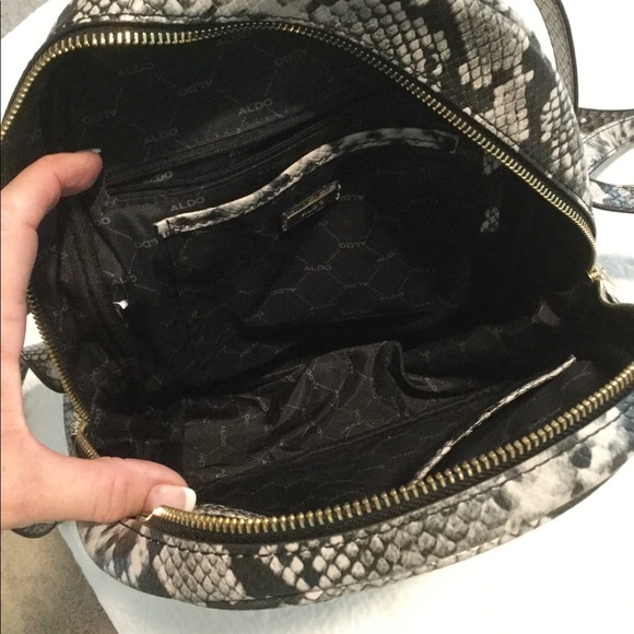 Aldo snakeskin print backpack purse - Picture 5 of 8